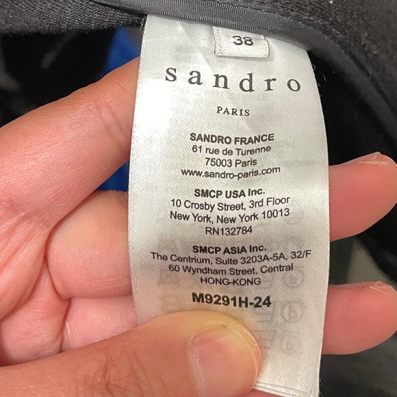 Stylish Vintage Sandro Coat - Picture 5 of 6